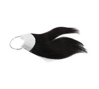 Homoyoyo Anillos de Color de Cabello Humano Natural 30 Mechones 3 Grados para Formación en Peluquería Profesional Cabello Real para Teñir y Rizar