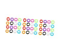 Homoyoyo Anillos De Silicona Para Dedos De Tijeras De Peluquería - Set De 16 Piezas - Material Premium Antideslizante Brillantes y Cómodos Para Cortes Seguros y Eficaces