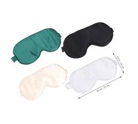 Homoyoyo Antifaz de Seda Natural Doble Cara para Dormir, Visera de Seda Transpirable Color Champán, Cómodo y Flexible, Máscara de Ojos para Viajes y Descanso