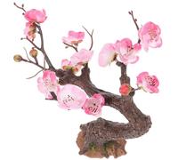 Homoyoyo Árbol Artificial Rosa Pequeño de Resina para Decoración de Jardín y Restaurante, Diseño Clásico Mantenimiento Diario, Adecuado para Familias y Amigos