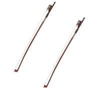 Homoyoyo Arco de Violín Bien Equilibrado y Suave 1/8 para Niños Crin de Caballo y Madera de Sándalo Rojo Pack de 2 Piezas Adecuado para Práctica y Estudiantes