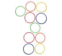 Homoyoyo Aros de Agilidad para Fútbol 10 Piezas, Círculos de Velocidad Deportivos de Plástico Resistentes, Entrenamiento de Agilidad y Velocidad para Fútbol, Baloncesto y Fitness al Aire