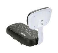 Homoyoyo Asiento Trasero de Bicicleta Cojín Suave y Cómodo Respaldo, Asiento Trasero de Bicicleta de Cuero Negro para Llevar Otro Pasajero para Mountain Bikes y Road Bikes