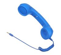 Homoyoyo Auricular Telefónico Retro y Protección contra Radiación Compatible con Teléfonos Móviles Diseño Azul