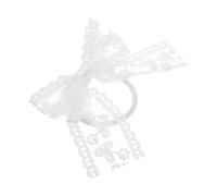 Homoyoyo Banda Cabello Elegante Lazo y Encaje Coleteros Elásticos para Mujeres Accesorios Pelo para Coletas y Uso Diario