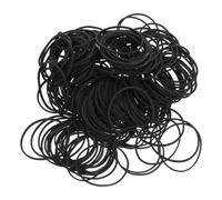 Homoyoyo Bandas Elásticas Negras de Goma 4 CM de Diámetro Alta Elasticidad y Resistencia Paquete 1 Kg Aprox 1600 Unidades para Oficina Hogar Organización y Papelería