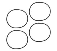 Homoyoyo Bandas Elásticas Negras para Montaje Amortiguador de Micrófono, Anillos de Goma de 4,5 Cm, 4 Piezas de Repuesto para Soporte Antichoque de Estudio de Grabación