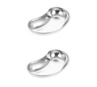 Homoyoyo Bandeja Inoxidable De 1 PC Para Laboratorio y Uso - Bandeja Emesis En Forma De Riñón - Ideal Para Almacenamiento De Instrumentos y Organizador De Vendajes
