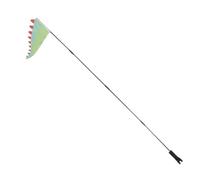 Homoyoyo Bandera de Seguridad Mástil de Dinosaurio, Banderín Reflectante Triangular para Bicicleta y Scooter, Accesorio Ajustable para Manillar, Set de 1 Unidad para Ciclismo Infantil