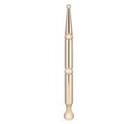 Homoyoyo Barra de Acupresión de Latón para Automasaje, Masajeador de Tejido Profundo Cabezal Grande y Pequeño, Herramienta Manual para Puntos Gatillo en Cuello, Espalda y Pies, Masaje