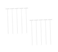 Homoyoyo Barras de Hierro Desmontables para Puertas de Pájaros Varillas Metálicas Forma de T para Jaulas y Palomares Paquete de 20 Unidades Uso Hogares y Tiendas de Mascotas