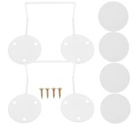 Homoyoyo Barras Estabilizadoras para Colchón de Acero Inoxidable Blanco, Pinzas Antideslizantes Fáciles de Instalar, Paquete de 2 Unidades para Cama Segura y Estable