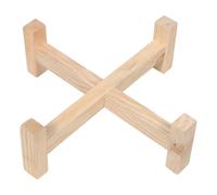 Homoyoyo Base de Madera para Molinillo de Piedra Manual, Soporte Grande de 42 Cm para Molino de Granos, Base Resistente y Silenciosa para Uso Doméstico en Cocina y Elaboración Casera