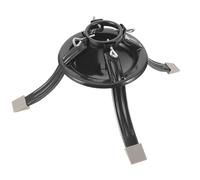 Homoyoyo Base para Árbol de Navidad de Hierro Forjado Resistente Soporte Metálico Redondo Ajustable con Apriete de Perno para Árboles Reales y Exhibiciones Festivas Soporte Multifuncional