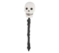 Homoyoyo Bastón De Calavera para Halloween Scepter Prop Accesorio De Disfraz De Cosplay para Fiestas y Fotografía