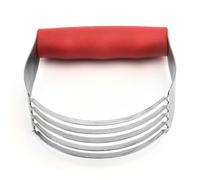 Homoyoyo Batidor Manual de Masa de Acero Inoxidable Cortador de Masa y Agitador de Crema para Repostería Utensilio de Cocina Resistente y Fácil de Limpiar Adecuado para Pasteles y