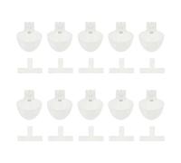 Homoyoyo Bebedero Automático para de Plástico Resistente Conector de Tubo de 8 MM Set de 20 Piezas para Alimentación Diaria de y Aves Pequeñas