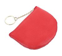 Homoyoyo Billetera Bolso De Chicas Bolsos Pequeño Cartera Pequeña para Mujer Lindas Carteras Monedero De Monedas Pequeñas Carteras De Mano para Mujer Cuero PU Rojo