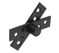 Homoyoyo Bisagra de Pivote para Puerta de Acero Inoxidable Rotación Completa, Bisagra Oculta Negra Posicionamiento Superior E Inferior para Espacios Comerciales y Oficinas