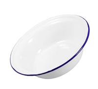 Homoyoyo Bol Esmaltado Vintage Tapa Cuenco Antiguo para Sopa Frutas y Mezcla Recipiente Práctico y Duradero para Cocina y Servir