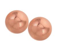 Homoyoyo Bola de Cobre Macizo para Bebedero de Pájaros 2 Piezas de 2 CM de Diámetro Esfera Decorativa de Latón para Estanques de Jardín Purificación Natural del Agua para Exteriores