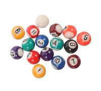 Homoyoyo Bolas De Billar De Resina Resistentes Al Desgaste para Mesa De Billar para Practicar Casa Sala De Incluye Bolas De para Pool