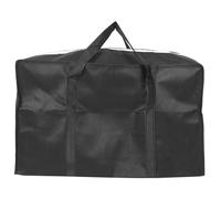 Homoyoyo Bolsa De Viaje Almacenamiento Grande Plegable De Tela No Tejida Negra 110 g para Transportar Edredones Mudanza y Viaje Portátil 50x30x25 Cm