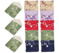 Homoyoyo Bolsa para Joyas de Tela Bordado Chino, 15 Piezas, Fácil de Usar y Protege Tus Anillos y Joyería en Fiestas de Boda o Cumpleaños