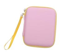 Homoyoyo Bolsa para Púas de Guitarra Portátil, Estuche Compacto de Almacenamiento en PU Color Rosa Sakura, Organizador Seguro para Accesorios de Instrumentos Musicales
