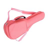 Homoyoyo Bolsa para Ukelele de 26/27 Pulgadas Acolchada, Color Rosa, Funda Portátil para Ukelele Soprano Forro Sencillo, Organizada y Resistente para Transporte y Viaje