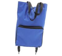 Homoyoyo Bolsa Plegable para Carrito de Compra con Ruedas Bolsa Reutilizable y Resistente para Supermercado Carrito Portátil y Multifuncional para Uso Diario y Carga Pesada