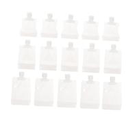 Homoyoyo Bolsas De Loción Vacías De Viaje 15 Unidades 30ml-50ml-100ml Portátiles Autosoportantes Boquilla Reutilizables Para Cuidado Personal y Cosméticos