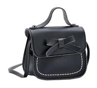 Homoyoyo Bolso Bandolera para Niñas Moño, Diseño Simple y Textura Delicada, Material PU Cómodo, Gran Capacidad para Uso Diario Prevenir Pérdidas