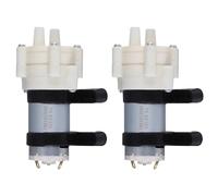 Homoyoyo Bomba de Agua de Diafragma Micro 6-12v Silenciosa para Acuario Mini Bomba Portátil de Circulación y Transferencia de Agua para Peceras Pack de 2 Unidades