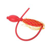 Homoyoyo Bomba de Doble Bulbo de Laboratorio, Bola de Presión de Doble Bulbo, de Goma Roja, para Pipetas de Laboratorio, Manejo de Líquidos y Uso en Investigación Científica E Industrial