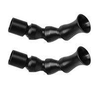 Homoyoyo Boquilla de Pato Plana para Acuario 20 MM Accesorio Giratorio de 360° para Bomba de Agua Salida de Pecera Ajustable Boquilla de Chorro Tipo Remolino Pack 2 Piezas para