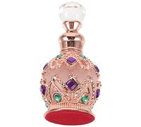 Homoyoyo Botella De Perfume De Vidrio Recargable 15 Ml Portátil Para Viaje Frasco Vacío Pulverizador Rosa Dorado