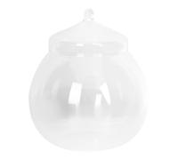 Homoyoyo Botella Decorativa de Vidrio Transparente con Tapa Estilo Aleatorio para Micro Paisaje DIY Maceta Ecológica de Musgo para Decoración Interior y Escritorio