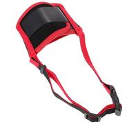 Homoyoyo Bozal para Perros Ajustable XL Rojo, Antimordeduras de Nailon Transpirable, Bozal de Seguridad para Exteriores, Cómodo Dispositivo Antiladridos para Mascotas