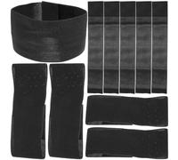 Homoyoyo Brazaletes Negros de Luto Elásticos 10 Piezas 5x30 Cm Banda Ajustable para Funerales y Partidos de Fútbol Brazalete Conmemorativo de Memoria para Mostrar Respeto