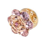 Homoyoyo broche accesorios precioso broche botón del cuello broche de escote rosa