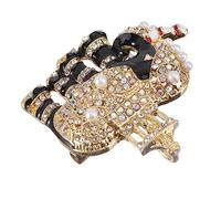 Homoyoyo Broche De Con Diamantes De Imitación - Accesorio De Moda Para Trajes - 1 Elegante y Único