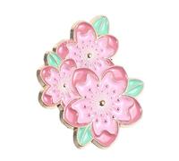 Homoyoyo broche de dibujos animados broche de flor femenino cereza insignias de cerezo broche de esmalte broche de mujer lindo pin alfiler broche de solapa pines de novedad Aleación de zinc