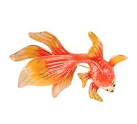 Homoyoyo broche de dorado prendedor de solapa con animal del océano broche decorativo patas alfiler Broche de animal Broche esmaltado insignia de ropa joyas de ropa aleación Orange