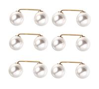 Homoyoyo Broche De Seguridad Para Escote - 6 Piezas De Pasador De Moda - Chal y Camisa Broches Elegantes Para Mujer Accesorios De Boda En Color