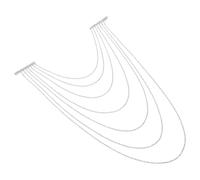 Homoyoyo cadena de pelo de de imitación Joyas para el cabello para mujeres joyería de la cabeza Tadle for Women cadenas de pelo para mujer pedrería Silver