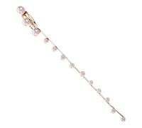 Homoyoyo Cadenas Cabello Perlas Joyería para Mujeres Aleación de Zinc Accesorios Elegantes Cadena Decorativa para Niñas para y Celebraciones Diseño Creativo