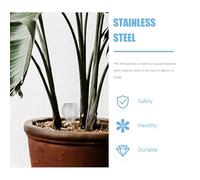 Homoyoyo Caja de Abono para Bonsái de Acero Inoxidable Reutilizable Pequeña 10 Unidades Soporte para Fertilizante Jardinería Cesta de Abono para Plantas y Cultivo de Bonsáis