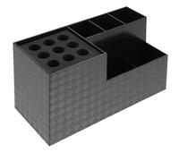 Homoyoyo Caja de Almacenamiento para Peluquería Negra, Organizador Compacto para Tijeras y Peines Profesionales, Estuche Práctico para Herramientas de Corte de Cabello, Adecuado para Salón