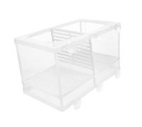 Homoyoyo Caja De Cría De Peces Red Separadora Flotante, Plástico Durable, Tamaño Grande, para Acuarios De Peces Betta, Hábitat Seguro para Alevines y Tortugas